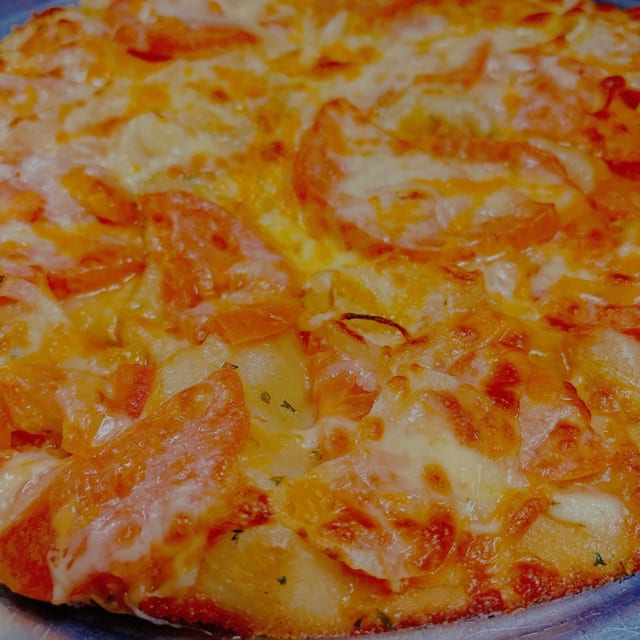 Tomato Pie Pizza.
