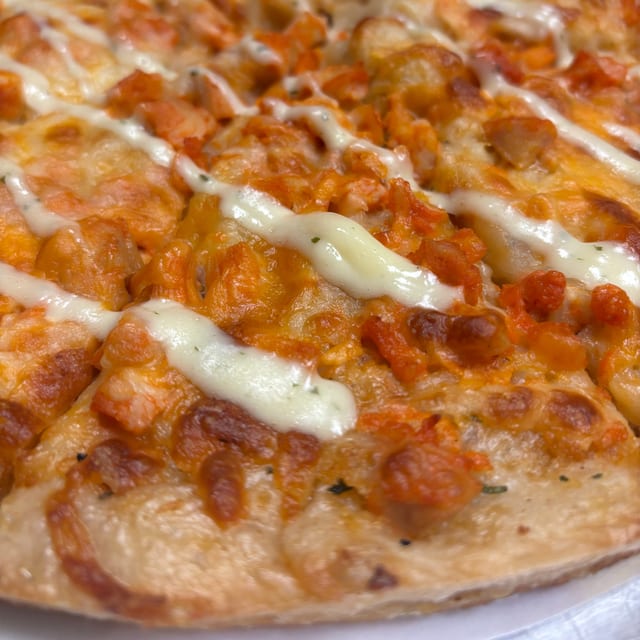 Buffalo Chicken Pizza.